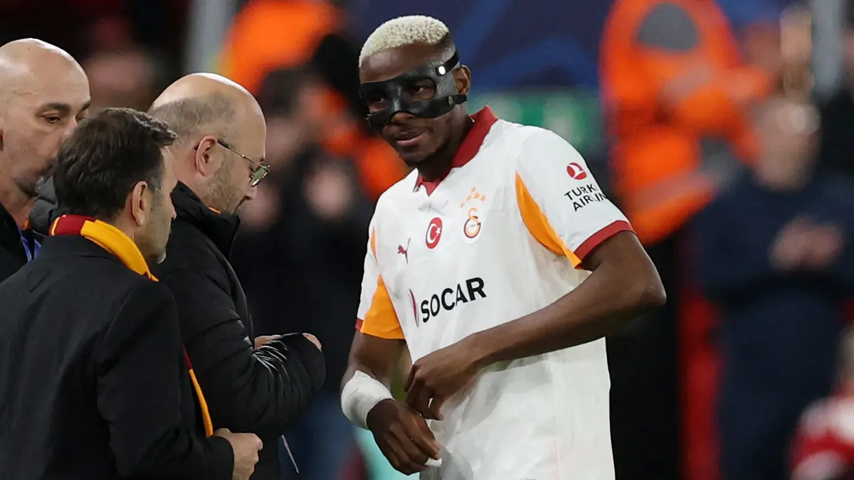 Eyvah! Derbi 枚ncesi Galatasarayl谋lar谋 kayg谋land谋ran Osimhen geli艧mesi ya艧and谋