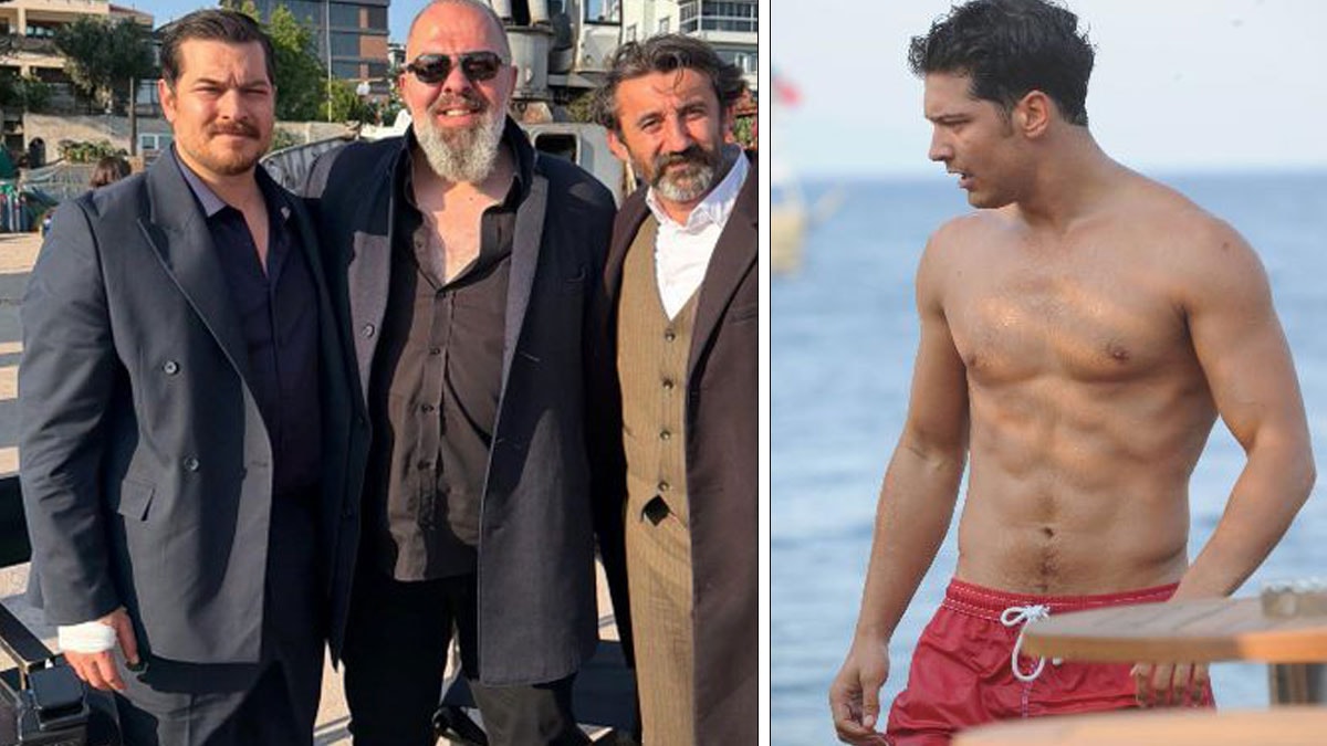 Çağatay Ulusoy’un aldığı kilolar gündem oldu! Setten gelen kare sosyal medyayı karıştırdı