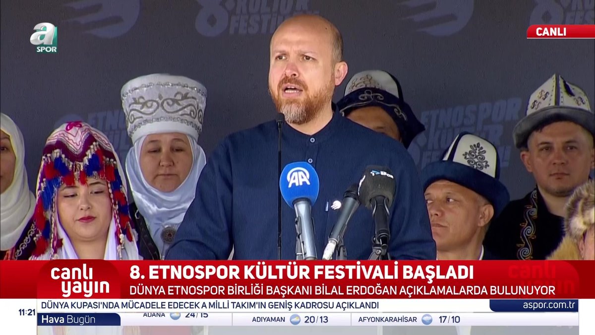 Dünya Etnospor Birliği Başkanı Bilal Erdoğan konuşuyor | CANLI