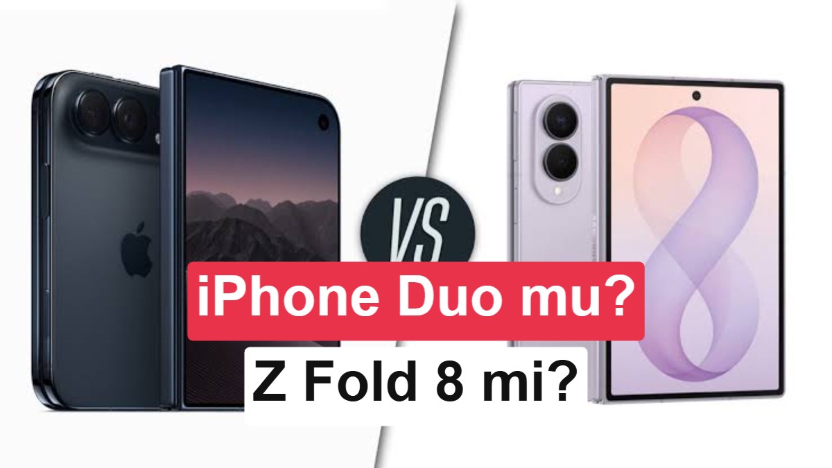 Apple iPhone Duo vs Galaxy Z Fold 8: İşte tüm farklar