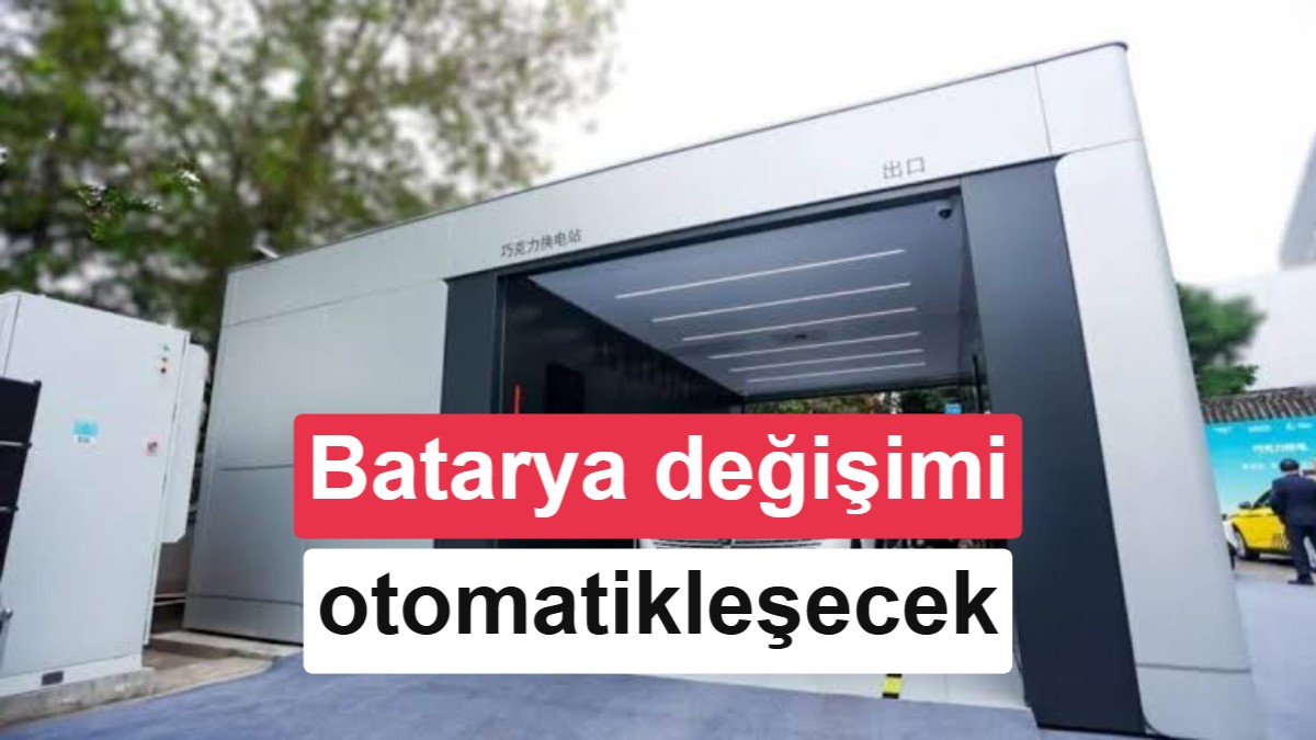 Huawei ve CATL ortaklığı batarya değişimini otomatikleştirecek
